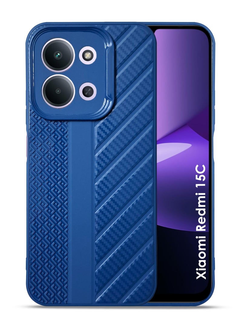 Xiaomi Redmi 15C Silicone Back Case Cover - TPU Silicone Case, Durable & Accurate Cut-outs - Scratch, Dust & Smudge Protection, Shockproof & Water-Proof Cover for Xiaomi Redmi 15C - Blue - Image 1